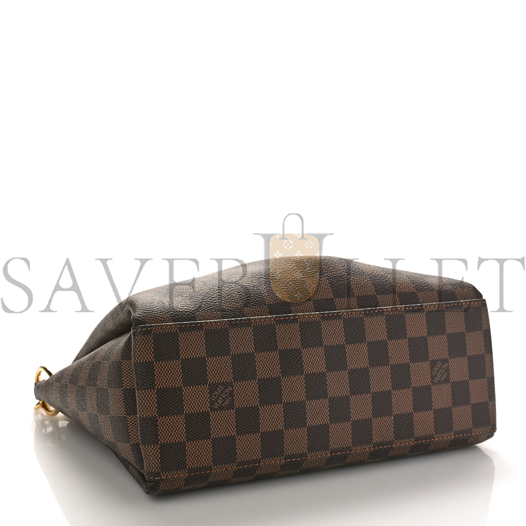 LOUIS VUITTON MASTER DAMIER EBENE ODEON TOTE PM BLACK N45283 (25*23*14cm)